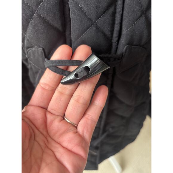 ESPIRIT Quilted  Full Zip with Unique Bear Claw Accent ToggleJacket Size L - Picture 8 of 8